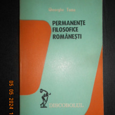 Gheorghe Toma - Permanente filosofice romanesti