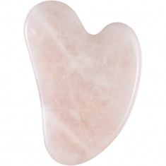 Piatra Pentru masaj Facial Quartz Gua Sha Roz foto