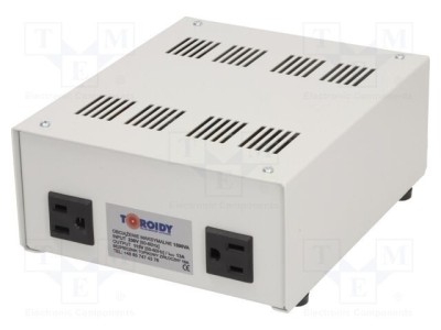 Autotransformator TOROIDY 230VAC 1500VA 115V foto