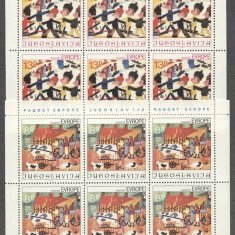 Yugoslavia 1981 Europa CEPT, 2 perf. sheetlet, MNH S.081