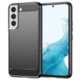 Husa Samsung Galaxy S22 5G Asteroid GSM Carbon Silicone, negru
