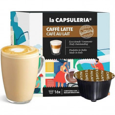 Caffe Latte, 16 capsule compatibile Nescafe Dolce Gusto, La Capsuleria