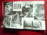 Ilustrata Bran cu 6 Vederi circulat 1963