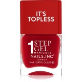 Nails Inc. It&rsquo;s Topless lac de unghii sub forma de gel pentru un efect de lunga durata culoare Kendall 14 ml