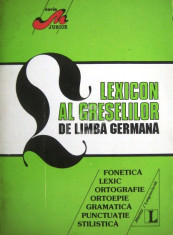 Lexicon al greselilor de limba germana foto