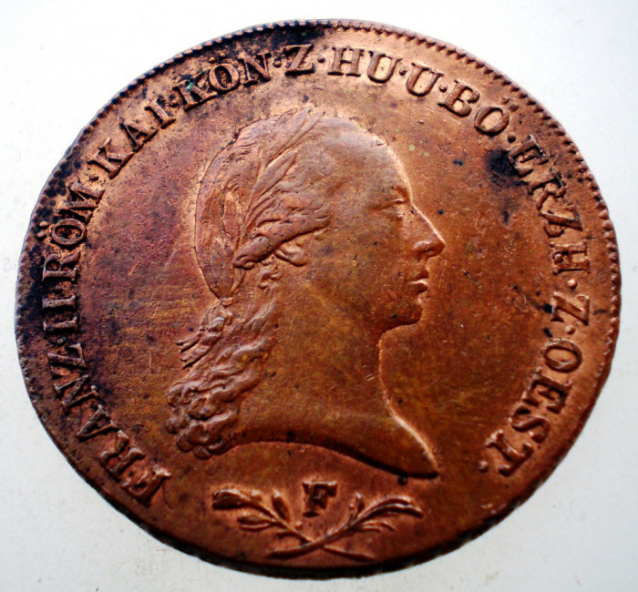 F.497 AUSTRIA FRANZ II 6 KREUZER 1800 F