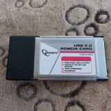 Card PCMCIA adaptor la 4 x USB 2.0, PCMCIA-USB24 GEMBIRD