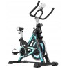 Bicicleta Spinning PRO Negru, Uz Casnic, Volanta 8kg, 120kg Max, Sa si Ghidon Ajustabile, Cardio, Fitness