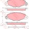 Set placute frana,frana disc CITROEN XANTIA (X2) (1998 - 2003) TRW GDB1336