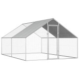 Cumpara ieftin Cotet de pasari pentru exterior, 2,75x4x1,92 m, otel galvanizat