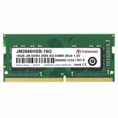 Memorie laptop Transcend 16GB (1x16GB) DDR4 2666MHz CL19 1.2V foto