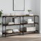 Gossi masuta consola, stejar fumuriu, 150x29x75 cm, lemn prelucrat