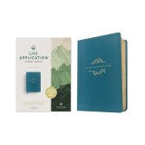 NLT Life Application Study Bible, Third Edition (Red Letter, Leatherlike, Teal Blue)