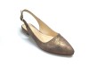 Balerini decupati din piele Bronzo Lia, 35 - 41, Auriu, Ingiro