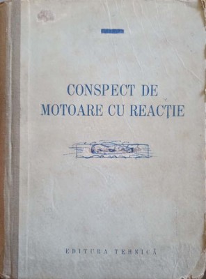 CONSPECT DE MOTOARE CU REACTIE-NECUNOSCUT-250479 foto