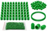 Cumpara ieftin Set 50 capace verzi pentru valve Schrader, protectie universala pentru roti