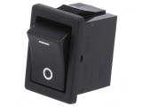 Comutator Basculant ON-OFF 6A/250V Negru
