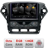 Navigatie Android Ford Mondeo 2011-2014, 8GB RAM, 128GB, CarPlay