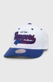 Mitchell&amp;Ness șapcă de baseball din bumbac NHL NEW YORK RANGERS culoarea alb, cu imprimeu