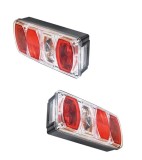 Set Lampi Spate Camion Remorca Tractor Rulota Breckner 22x10 cm, Becuri Incluse