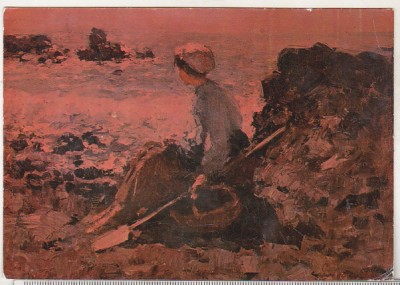 bnk cp N Grigorescu - Pescarita la Granville - vedere necirculata foto