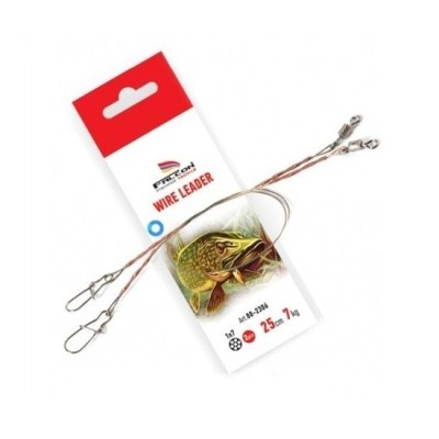 STRUNA FALCON WIRE LEADER 7X7 25CM 2BUCATI PLIC foto