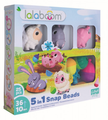 Lalaboom joc de dezvoltare bebe montessori 25 piese foto