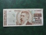 ARGENTINA 100.000 AUSTRALES 1990