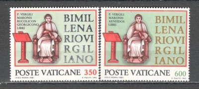 Vatican.1981 2000 ani moarte Vergiliu-poet SV.532 foto