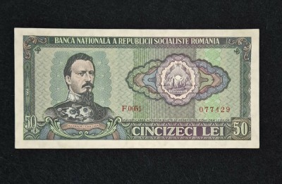 Bancnota 50 LEI 1966 foto