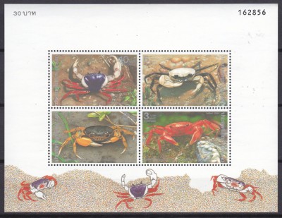 DB1 Tailanda Crabi MS MNH foto