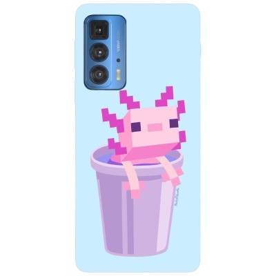 Husa compatibila cu Motorola G20 model Cute Axolotl Minecraft, Silicon, TPU, Viceversa foto