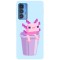 Husa compatibila cu Motorola Moto G22 model Cute Axolotl Minecraft, Silicon, TPU, Viceversa