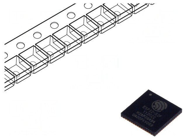 Modul WiFi SoC SMD QFN56 7x7mm cu Codificare AES HMAC RNG RSA SHS
