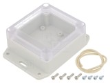 Carcasă universală cu lame de fixare 80mm x 85mm x 40mm