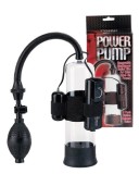 Pompa Penis cu Vibratii Seven Creations, Transparenta, ABS+TPE, 19cm Lungime, Diametru 5.5cm, Sex Shop Barbati