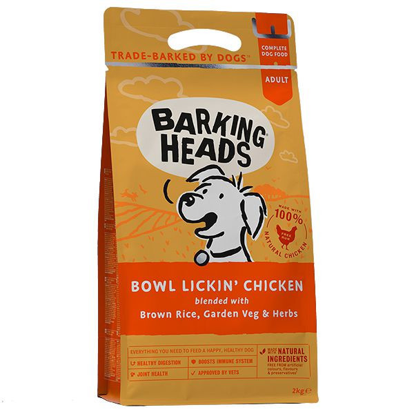 BARKING HEADS Bowl Lickin&rsquo; Chicken ADULT 2 kg