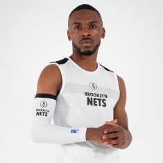 Cotieră Baschet E500 NBA Brooklyn Nets Alb Adulți