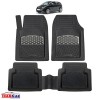 Audi A2 Covorașe Auto Tip Tăviță Compatibile (1999&ndash;2005), Silver, Cauciuc