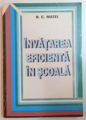 INVATAREA EFICIENTA IN SCOALA de NICOLAE CONSTANTIN MATEI , 1995 foto