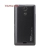 Husa Rock Naked Shell Sony Xperia ZR Neagra - Protectie Slim, Usoara