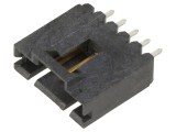 Soclu cablu-placă 2,54mm PIN 5 aurit THT