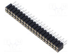 Conector şiruri pini soclu mamă 40 PIN 2mm THT 2x20 FISCHER ELEKTRONIK