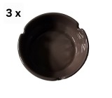 Set 3 scrumiere, 14 cm, Maro