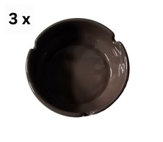 Set 3 scrumiere, 14 cm, Maro