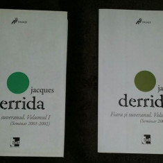 Fiara si suveranul : (Seminar 2001-2003) 2 volume / Jacques Derrida