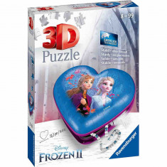 Puzzle 3D Cutie Inima Frozen, 54 Piese