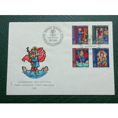 Elvetia 1969 - arta, serie pe FDC