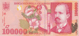 ROMANIA 100000 LEI 1998 XF