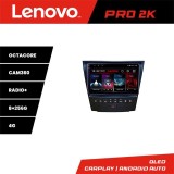 Navigatie Android Lenovo pentru Lexus GS 2004-2011, QLED 2K, 8GB RAM, 256GB